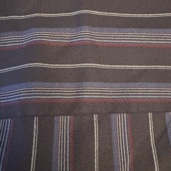 Pendleton Size Small 100% Virgin Wool Striped Maxi Length Shirt Dress - Picture 6 of 8